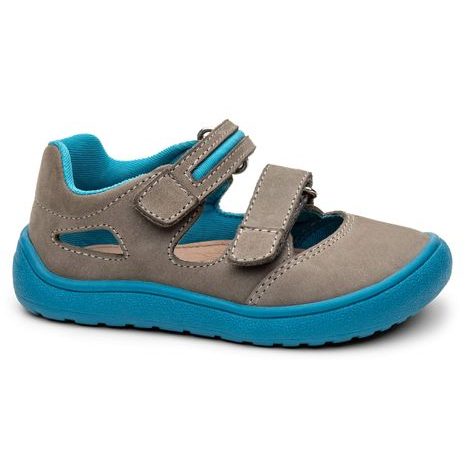 Chlapčenské barefoot sandále PROTETIKA NERY KHAKI sivé