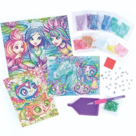 NEBULOUS STARS STRASSZOS DEKORÁCIÓK SZÁMOK SZERINT KÉSZLET, NEBULOUS STARS, W051676