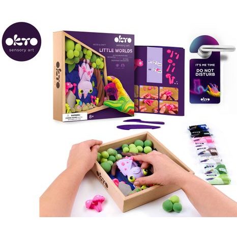 KREATIVNÍ SADA OKTO MALÝ SVĚT V RÁMEČKU S MOTIVEM NETOPÝRA