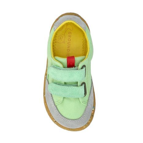 BAREFOOT  DĚTSKÉ TENISKY GROUNDIES AMSTERDAM LIGHT GREEN, ZELENÁ