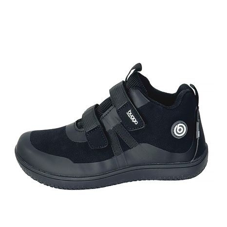 DĚTSKÉ CELOROČNÍ BAREFOOTOVÉ BOTY S MEMBRÁNOU BUGGA OSCAR BLACK B00191-10