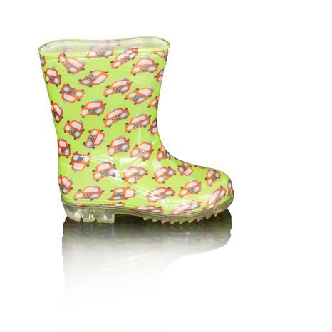 CHLAPECKÉ HOLÍNKY PVC - POTISK AUTÍČKO, PIDILIDI, PL0037-19,  ZELENÁ