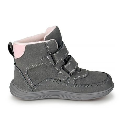 DĚTSKÉ CELOROČNÍ BAREFOOT BOTY BUGGA KIVO GREY B00199-09
