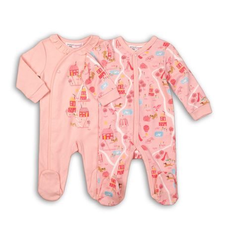 Overal kojenecký bavlněný, Minoti, PARK 1, růžová