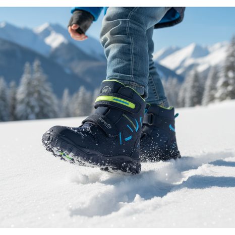 ZIMNÍ BOTY HUSKY GTX, SUPERFIT, 0-809080-8000, TMAVĚ MODRÁ