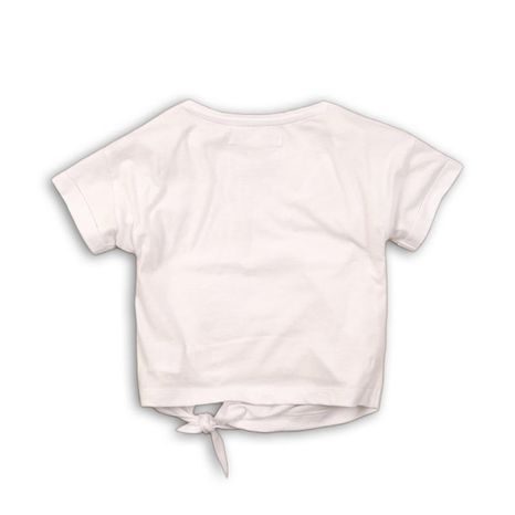 TRICOU PENTRU FETIȚE, CU MÂNECĂ SCURTĂ, MINOTI, PALM 2, ALB