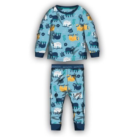 Pijamale pentru băieți, Minoti, TB PYJ 14, albastru