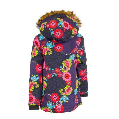 DÍVČÍ BUNDA LYŽAŘSKÁ ZIMNÍ KINDU PIDILIDI, PD1148-06, FIALOVÁ