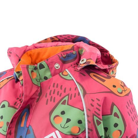 SALOPETE DE SCHI DE IARNĂ PENTRU FETE, PIDILIDI, PD1122-03, ROZ