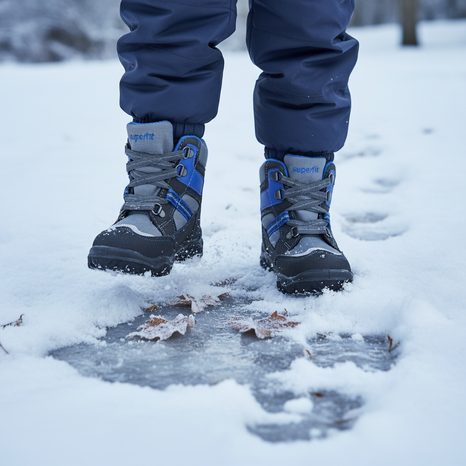 ZIMNÍ BOTY HUSKY GTX, SUPERFIT, 3-09043-20, ŠEDÁ