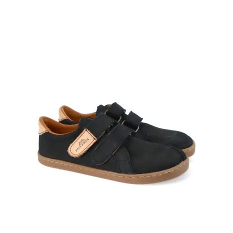 BAREFOOT DĚTSKÉ TENISKY PEGRES, BF54, ČERNÁ