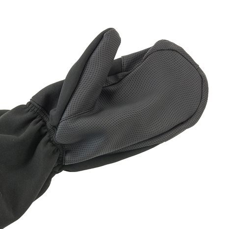 DETSKÉ SOFTSHELLOVÉ RUKAVICE NA PALEC, PIDILIDI, PD1128-10, ČIERNA