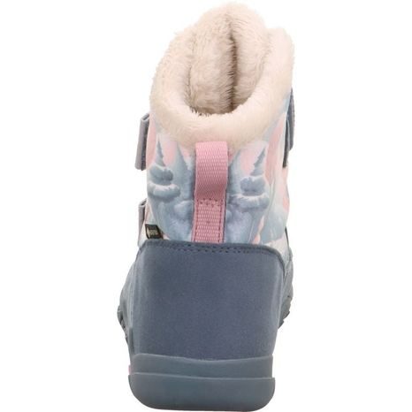 DÍVČÍ ZIMNÍ OBUV  SUPERFIT BAREFIT TRACE GTX BLUE/PINK 1-006041-8010
