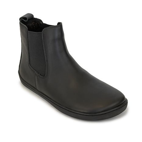 DÁMSKÉ BAREFOOT ZIMNÍ BOTY DEBORA DARK BLACK, PROTETIKA, TMAVĚ ČERNÁ