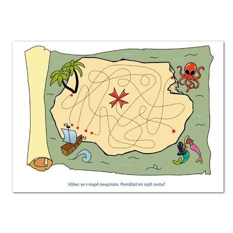 MALÝ PIRÁT KUBA OMALOVÁNKA A5, KRESLI.TO, W031845