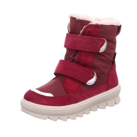DÍVČÍ ZIMNÍ BOTY FLAVIA RED/SILVER GORE-TEX, SUPERFIT , 1-000216-5000, ČERVENÁ