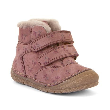 DÍVČÍ ZIMNÍ BOTY FLEXIBLE PAIX UP WINTER FLOWERS, FRODDO, G2110143-14, RŮŽOVÁ