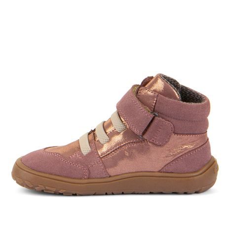 DIEVČENSKÉ CELOROČNÉ ČLENKOVÉ BAREFOOT TOPÁNKY TEX GO PINK/GOLD FRODDO G3110265-6