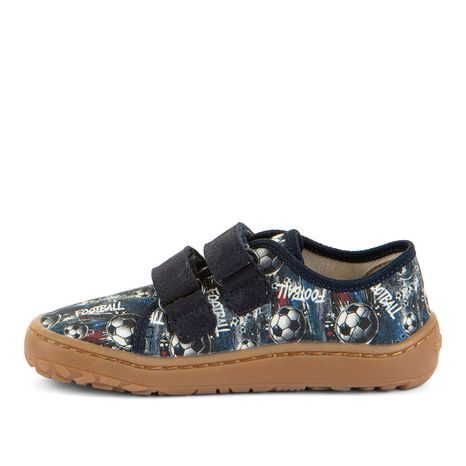 CHLAPČENSKÉ PLÁTENÉ BAREFOOT TENISKY CANVAS BLUE+ FRODDO G1700440-29