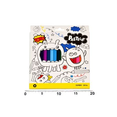 Crayons Jumbo 18 db, TOTO, W811048