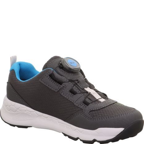 DĚTSKÉ CELOROČNÍ BOTY FREE RIDE GRAY/LIGHT GREEN GTX BOA, SUPERFIT 1-000569-2000 ŠEDÁ