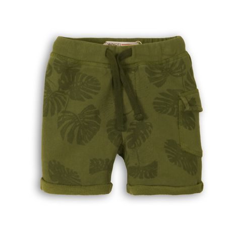 Pantaloni scurți de trening pentru băieți, Minoti, Lizard 2, verde