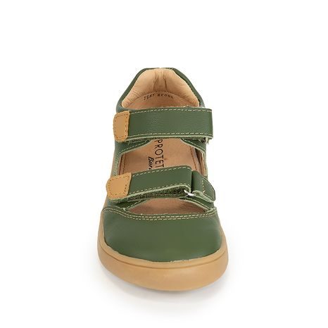 CHLAPECKÉ SANDÁLY BAREFOOT TERY GREEN, PROTETIKA, ZELENÁ