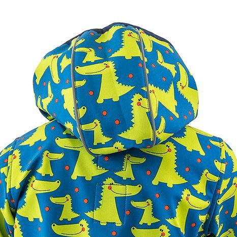 JACHETĂ TIP SOFTSHELL CU GLUGĂ FIXĂ, PIDILIDI, PD1072-02, BĂIAT