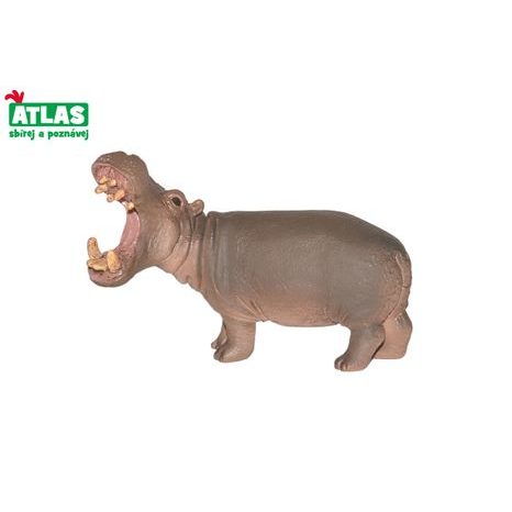 B - Figurină hipopotam 10cm, Atlas, W101817