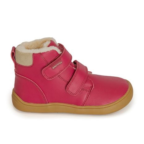 Dievčenské zimné topánky Barefoot DENY FUXIA, Protetika, ružová 