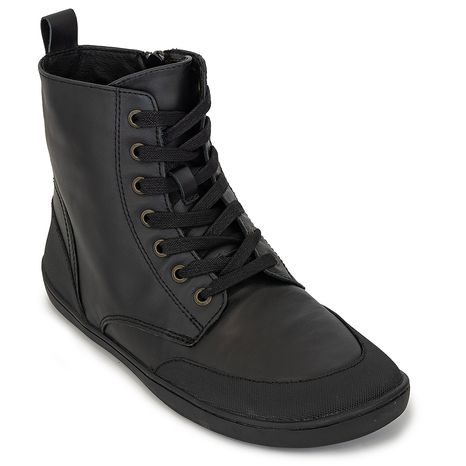 DÁMSKÉ BAREFOOT ZIMNÍ BOTY JUDIT DARK BLACK, PROTETIKA, TMAVĚ ČERNÁ