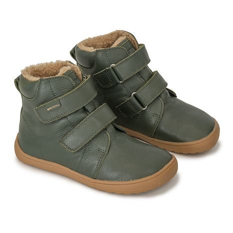 CHLAPECKÉ ZIMNÍ BAREFOOT BOTY DARYK KHAKI, PRO-TEX, PROTETIKA, KHAKI