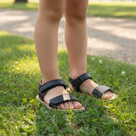 SANDALE BAREFOOT PENTRU FETE FLEXY LIA DARK BLUE FRODDO G3150264-7