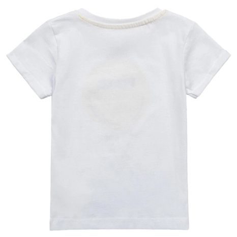 TRICOU CU MÂNECĂ SCURTĂ PENTRU BĂIEȚI, MINOTI, 9TROLL 2, ALB