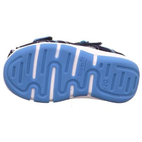 CHLAPECKÉ SANDÁLKY FREDDY, SUPERFIT, 0-800144-8100, MODRÁ