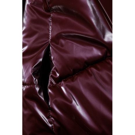 KABÁT DÍVČÍ PROŠÍVANÝ PUFFA S CHLUPATOU PODŠÍVKOU, MINOTI, 16COAT 23, FIALOVÁ