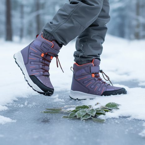 DÍVČÍ ZIMNÍ BOTY FREE RIDE PURPLE/ORANGE GORE-TEX, SUPERFIT , 1-000568-8500, FIALOVÁ