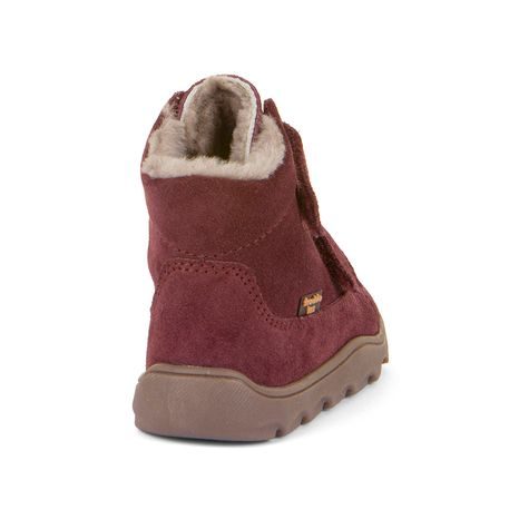 LÁNYOK TÉLI MEZÍTLÁBAS CIPŐ ZERU TEX FURRY BORDEAUX, FRODDO, G2110149-5, PIROS