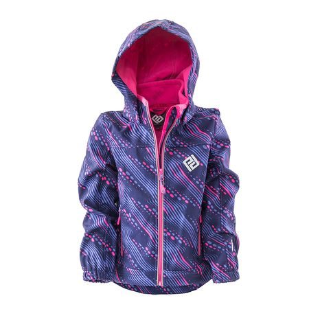 BUNDA SOFTSHELLOVÁ DÍVČÍ S KAPUCÍ, PIDILIDI, PD1102-01, RŮŽOVÁ