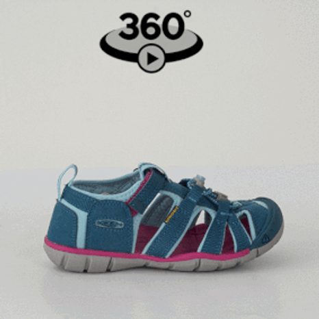 GYERMEK SZANDÁL SEACAMP II CNX JR, MÉLY LAGÚNA / FÉNYES RÓZSASZÍN, KEEN, 1020695, TÜRKIZ