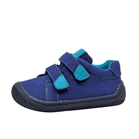 CHLAPECKÉ CELOROČNÍ BOTY BAREFOOT ROBY NAVY, PROTETIKA, MODRÁ