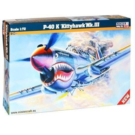 Modell repülőgép P-40 K KittyHawk Mk.i, Mister Craft, W105020