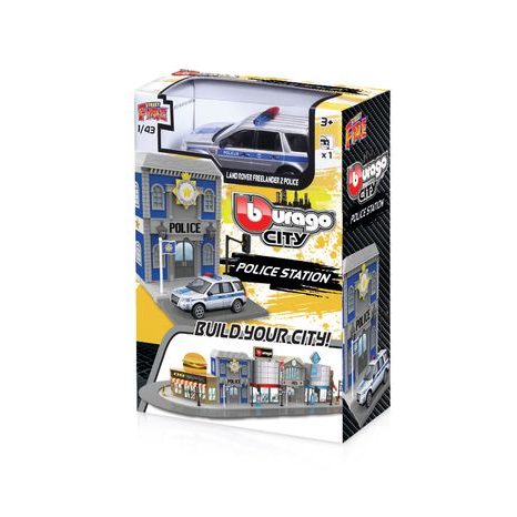 Bburago city 1:43 18-31502 Policejní stanice, Bburago, W010103