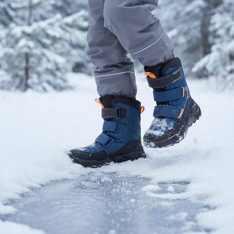 CHLAPECKÉ ZIMNÍ BOTY ROCKET BLUE/BLACK GORE-TEX, SUPERFIT , 1-000401-8010, MODRÁ