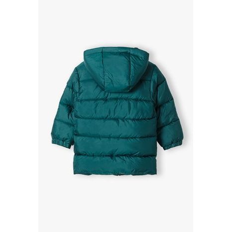 CHLAPČENSKÁ ZIMNÁ BUNDA PUFFA, MINOTI, DIVÍZIA 2, ZELENÁ