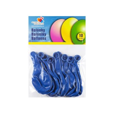 Balon gonflabil - Set de 10 - BLUE 26cm, Smart Balloons, W040579