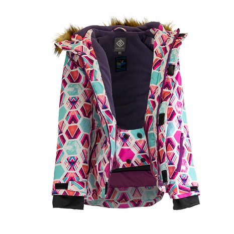 DÍVČÍ BUNDA LYŽAŘSKÁ ZIMNÍ SOLA PIDILIDI, PD1150-01