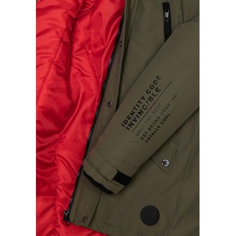 PALTON PENTRU BĂIEȚI PARKA, MINOTI, GYM 2, KAKI