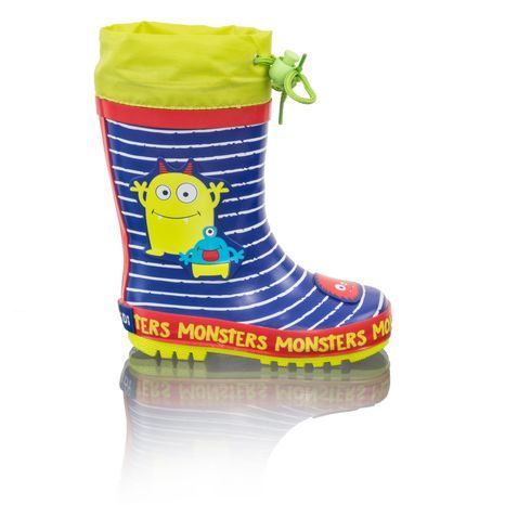 CHLAPECKÉ HOLÍNKY GUMOVÉ - POTISK MONSTER, PIDILIDI, PL0094-04, MODRÁ