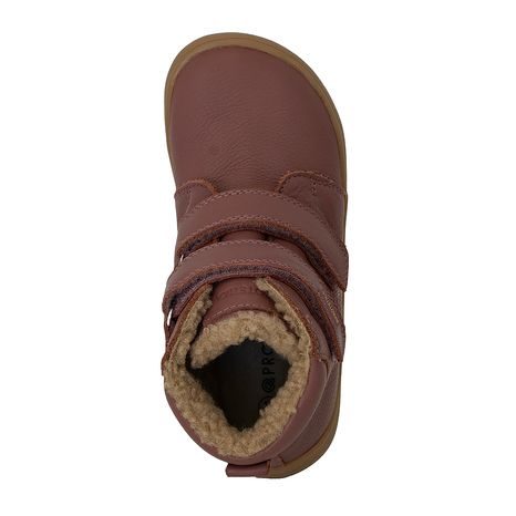 DÍVČÍ ZIMNÍ BAREFOOT BOTY BEKA OLD PINK, PROTETIKA, STARORŮŽOVÁ